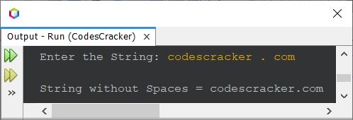 java remove all spaces from string