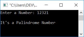 c program check palindrome or not