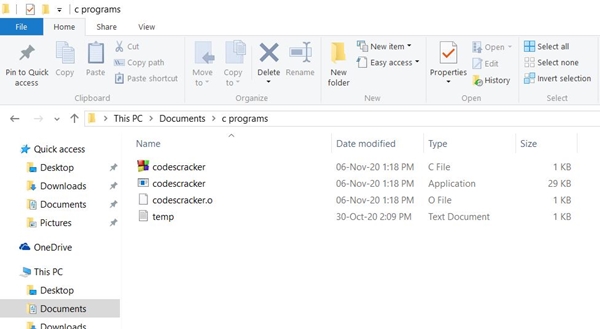 c program delete file from directory