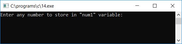 print address of variables in c