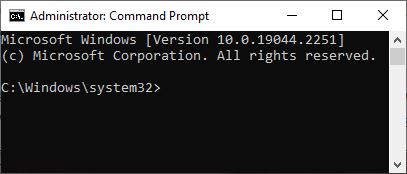 command prompt window scan computer
