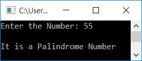 check palindrome number using function c++