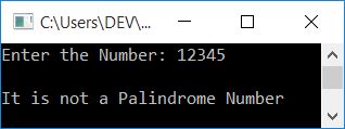 c++ check palindrome number
