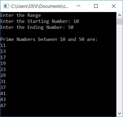 c++ print prime numbers