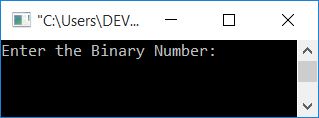 C++ program convert number from binary to octal