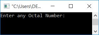 C++ Program Convert Octal to Hexadecimal Number