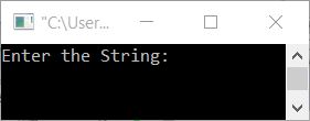C++ program find length of string