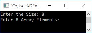 delete element in array c++