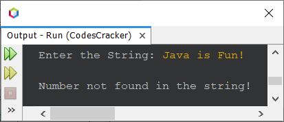 extract numbers from string java