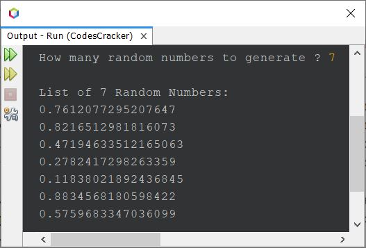 generate random numbers in java