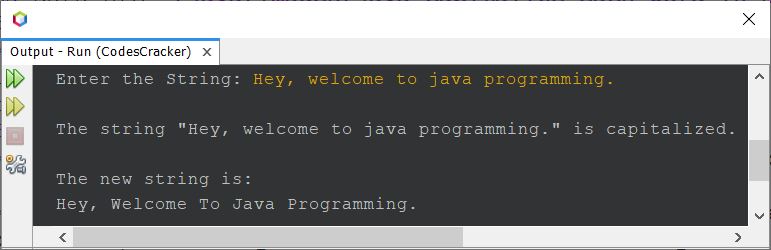 java capitalize first character of each word in string