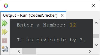 java check number is divisible by 3