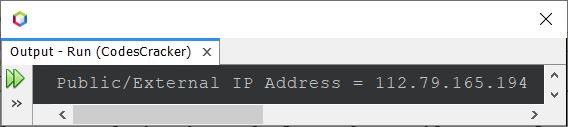 java find print public external ip address