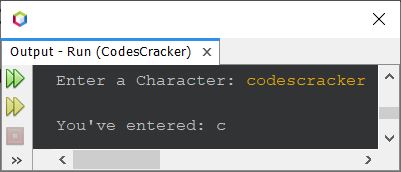 java get character input from user