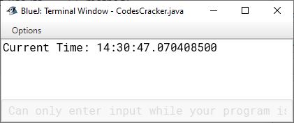 java print current time program example