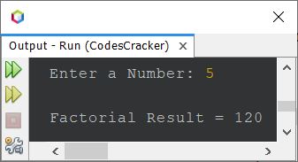 Java Program find factorial of number