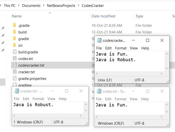 merge two files java program