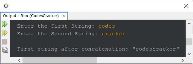 string concatenation in java