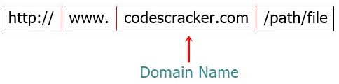 domain name in url example
