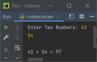 add two numbers using function python