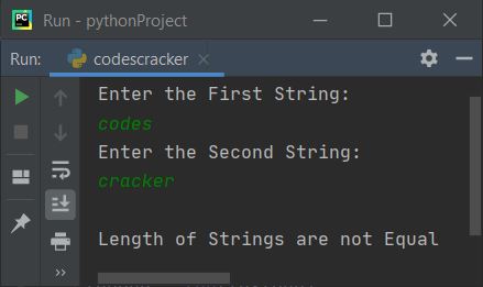 check anagram string program python