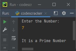 python check prime or not