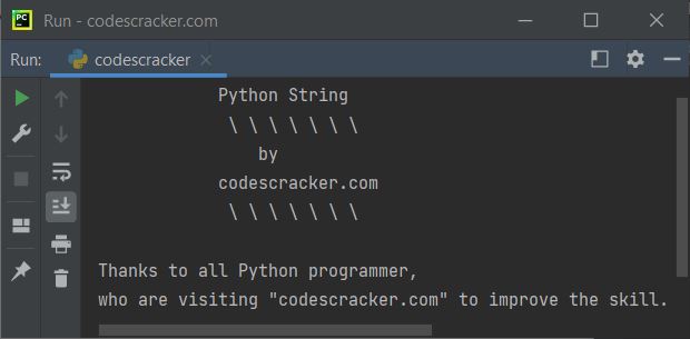 python escape sequence characters example