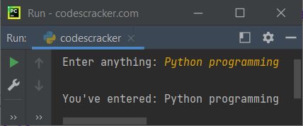 python input function