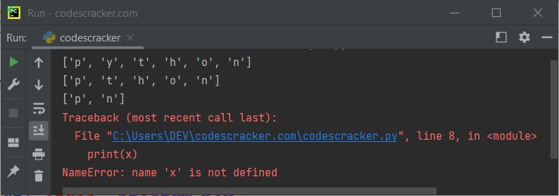 python list example code program