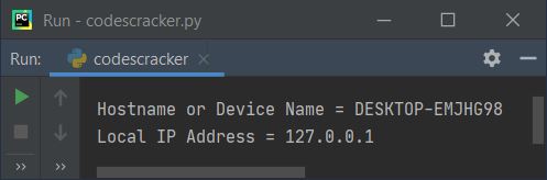 python program ip address