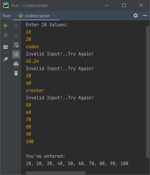 python receive continuous input from user