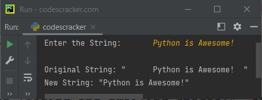 remove spaces from string python