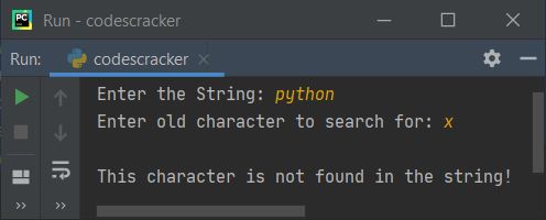 replace character with new character string python